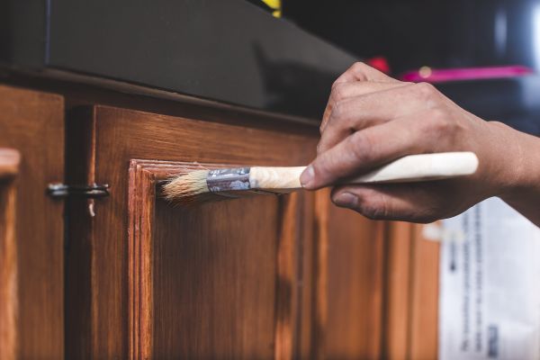 Oak Kitchen Cabinet Painting Service
